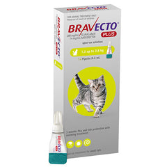 Bravecto Plus 112.5mg Spot-On Cats (1.2kg A 2.8kg)