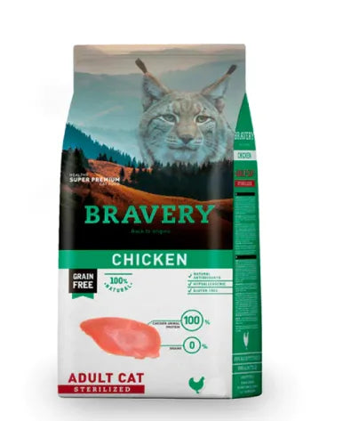 Bravery Chicken Adult Cat Sterilized 2kg