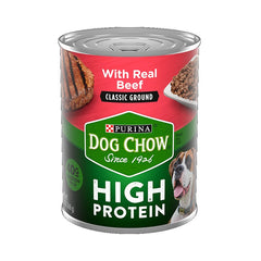 Dog Chow High Protein Carne Real Lata x 368 Gr