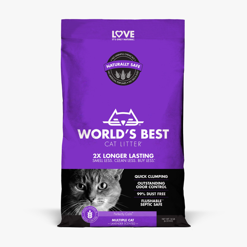Worlds Best Cat Litter Clumping Lavanda 6.35 Kg