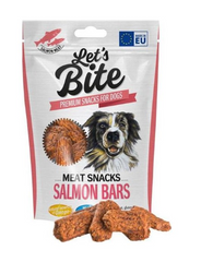 Brit Lets Bite Meat Snacks Salmon Bars x 80g