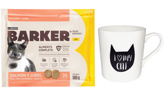 Pack Barker Cat Salmón y Jurel + Taza Cat Lover