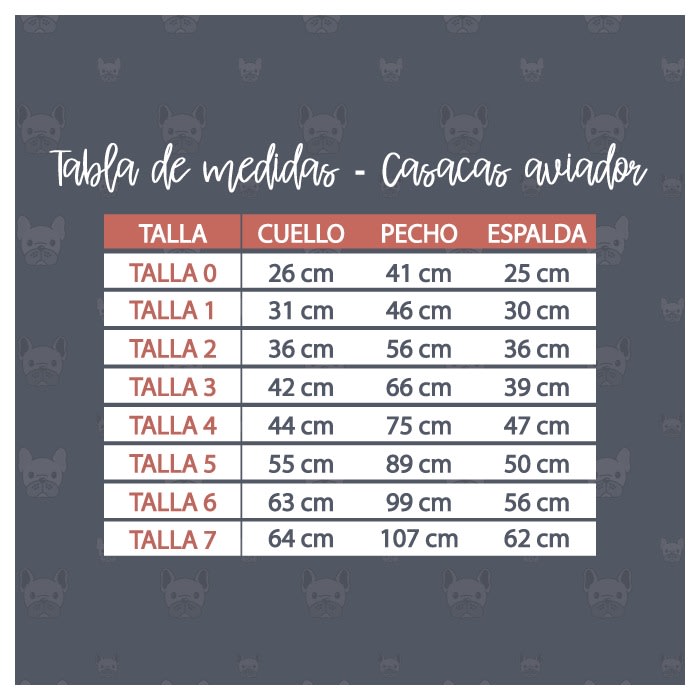 Coshupet - Casaca Aviador Azul Talla 1