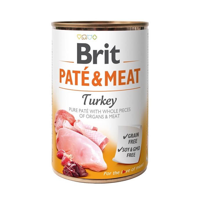 Brit Pate & Meat Turkey 400gr