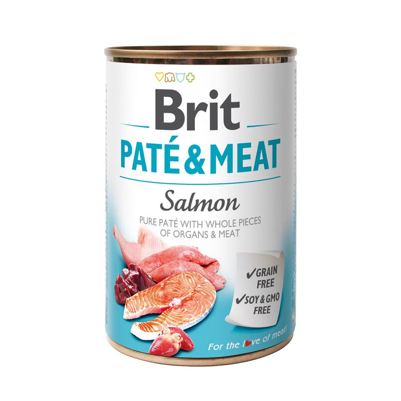 Brit Pate & Meat Salmon 400gr