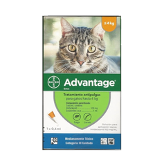Advantage – Pipeta Antipulgas Gatos hasta 4Kg