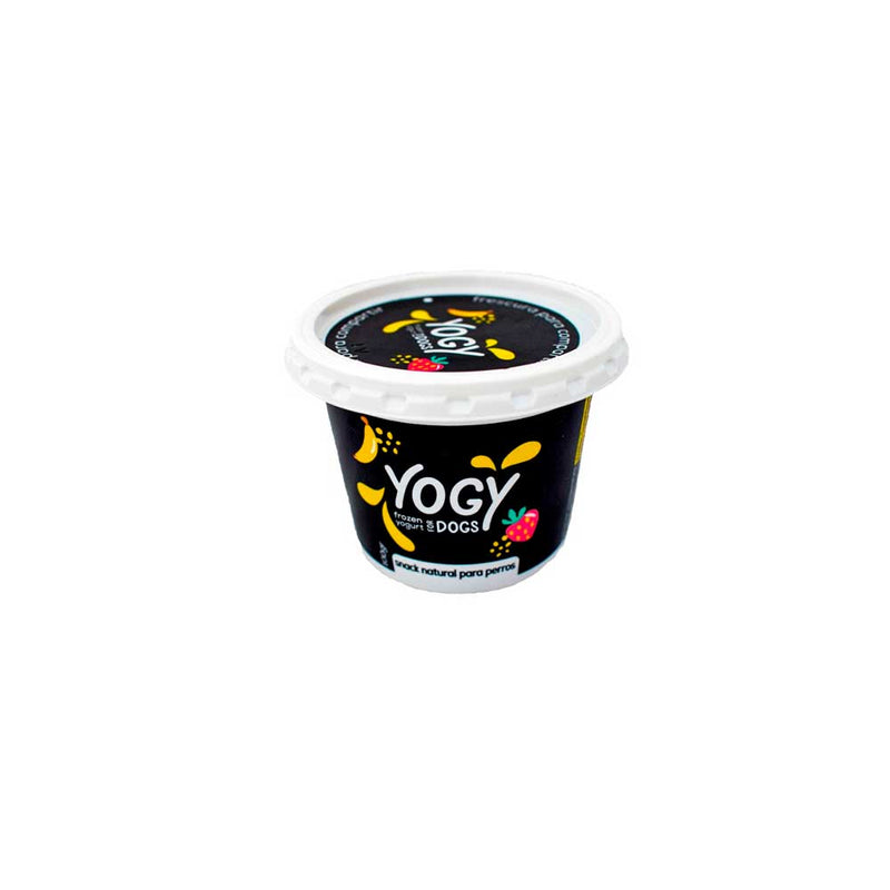 Barker Yogy Helado de Yogurt 100% Natural para Perros a base de Fresas y Plátano