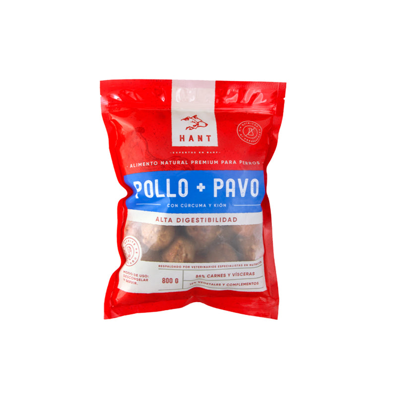 Hant Pollo + Pavo / Perro x 800g