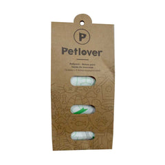 Petlover - Pufipack Bolsas P/Heces (3 Rollos X 15 Bolsas Biodegradables)