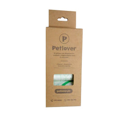 Petlover - Pufipack Bolsas P/Heces (8 Rollos X 15 Bolsas Biodegradables)