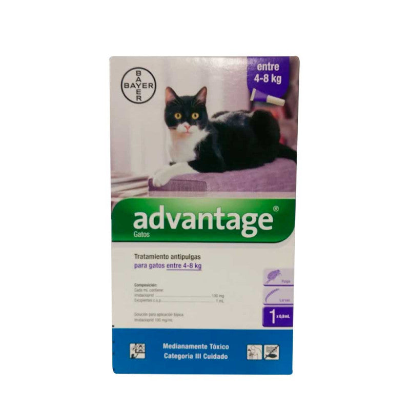 Advantage – Pipeta Antipulgas Gatos 4-8 Kg