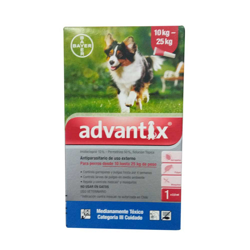 Advantix – Pipeta Antipulgas Perros10-25kg