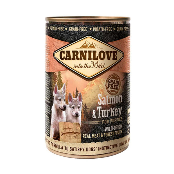 Carnilove Salmon Turkey for Puppies Salmon y Pavo 400gr Petlover Petlover