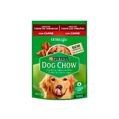 Dog Chow Carne Trozos Jugosos x 100gr