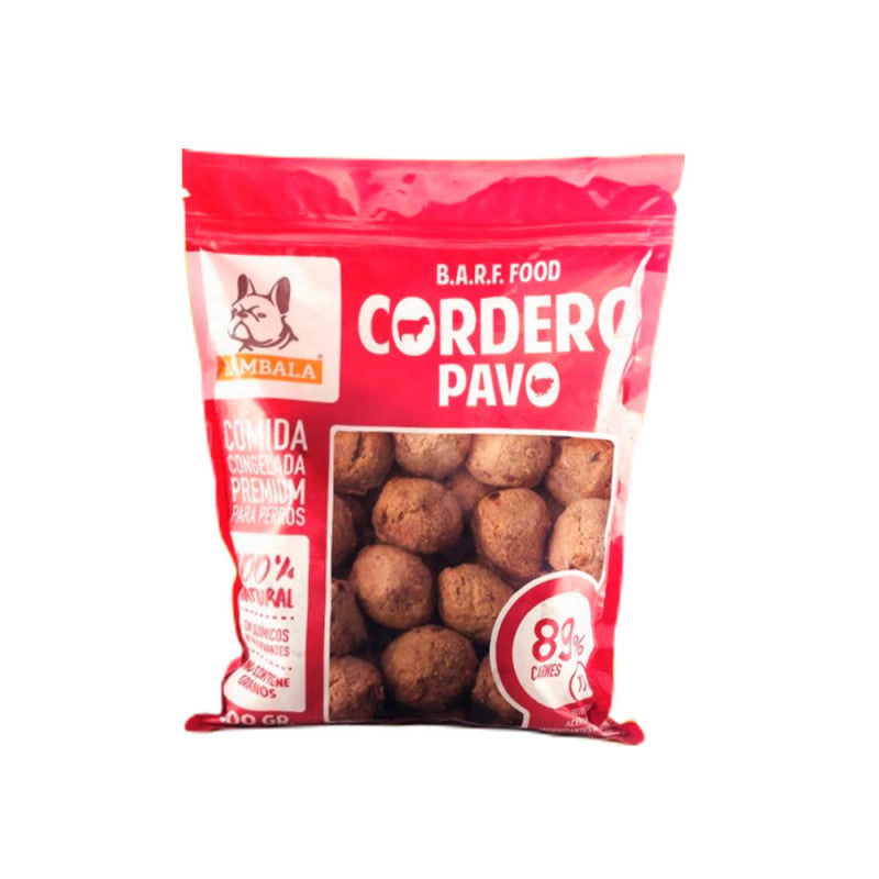 Rambala - Comida Congelada Premium para Perros - Cordero (Con Pavo)